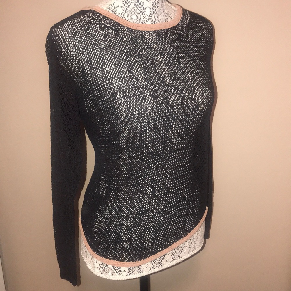 Diesel Black High-low(Sides)Sweater
